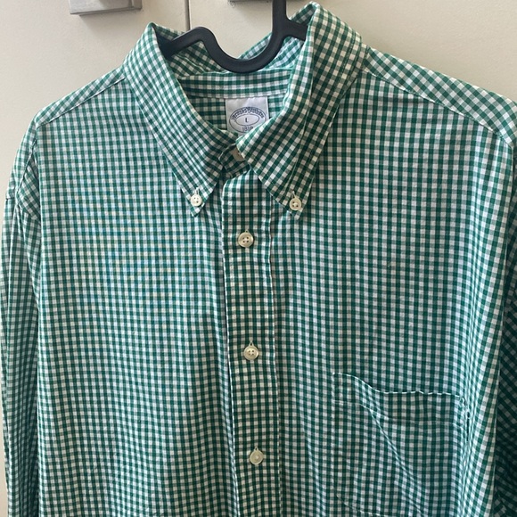 Brooks Brothers gingham button down shirt - Picture 2 of 5
